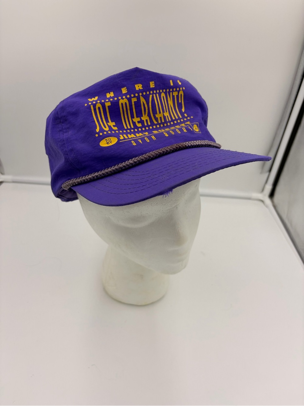 Vintage Jimmy Buffett Country Book Promotion '90s 80s Adjustable Rope Hat Rare!